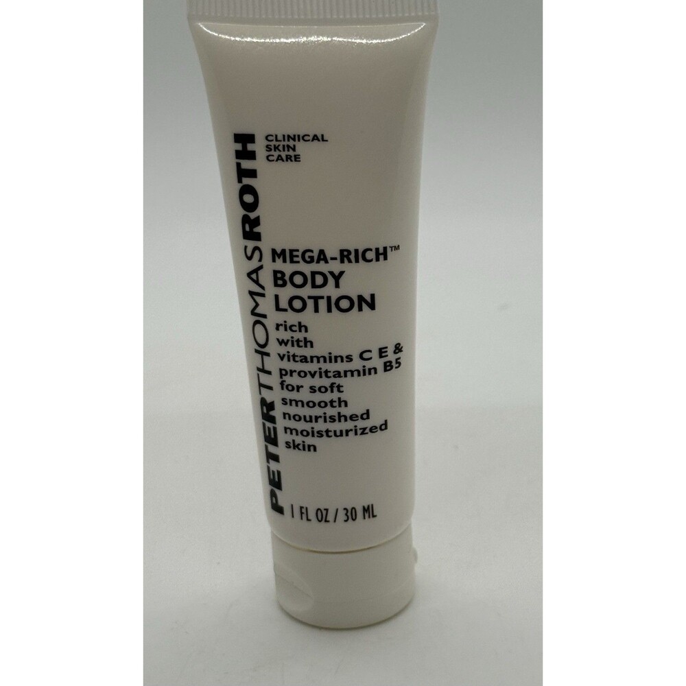 PETER THOMAS ROTH BODY LOTION MEGA-RICH 1OZ/30ML W/VITAMINS C E & PROVITAMIN B5‎